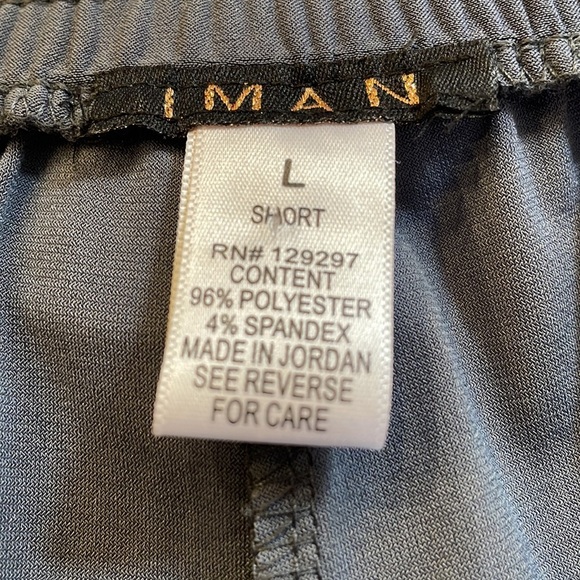 IMAN global chic gray wide leg SHORT pull on pants relaxed fit size Large short - Picture 8 of 12